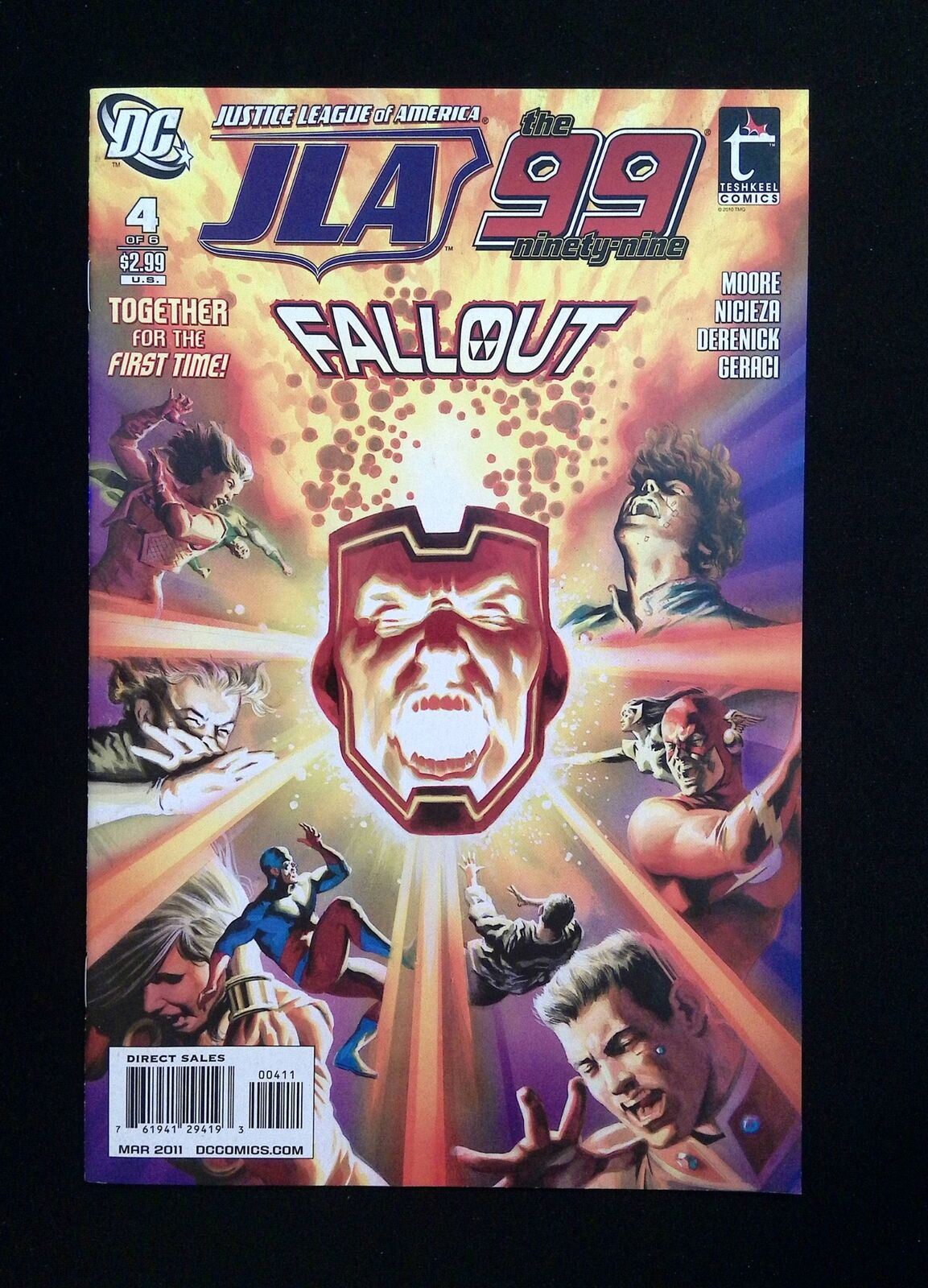 JLA The 99 #4  DC Comics 2011 NM-