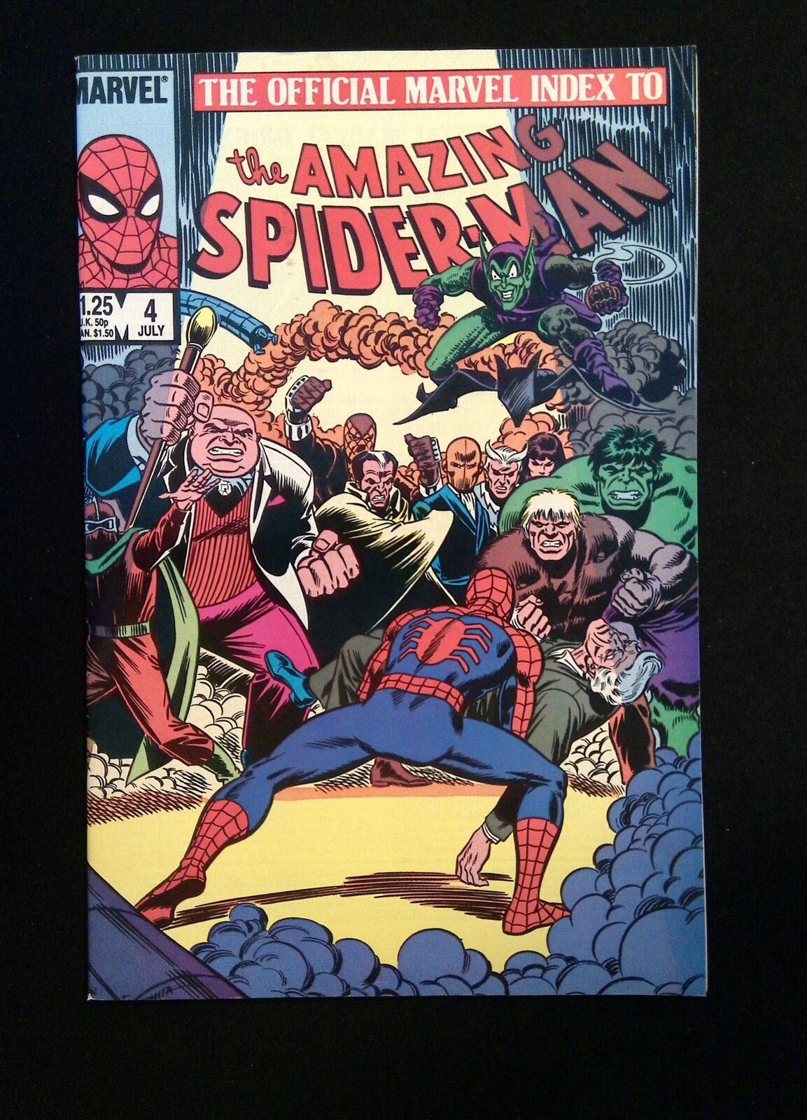 Official Marvel Index  To Amazing Spider-Man #4  MARVEL Comics 1985 VF+