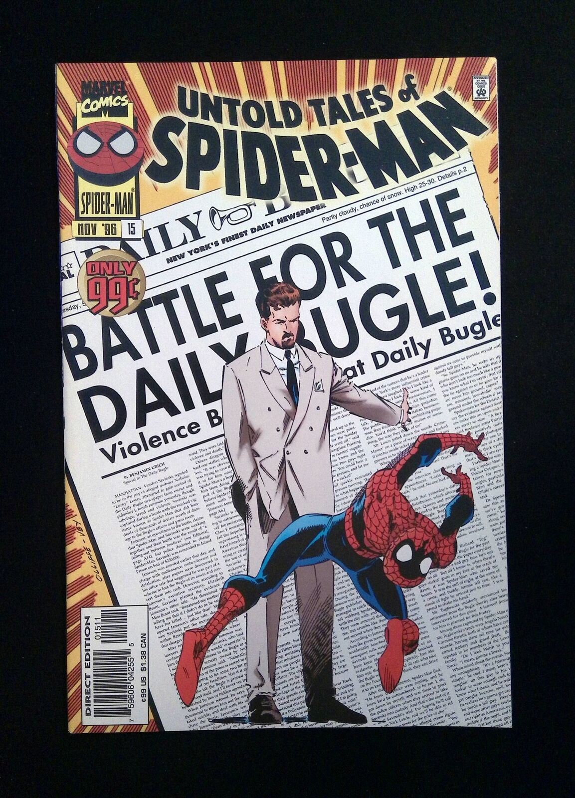 Untold Tales Of Spider-Man #15  MARVEL Comics 1996 VF/NM