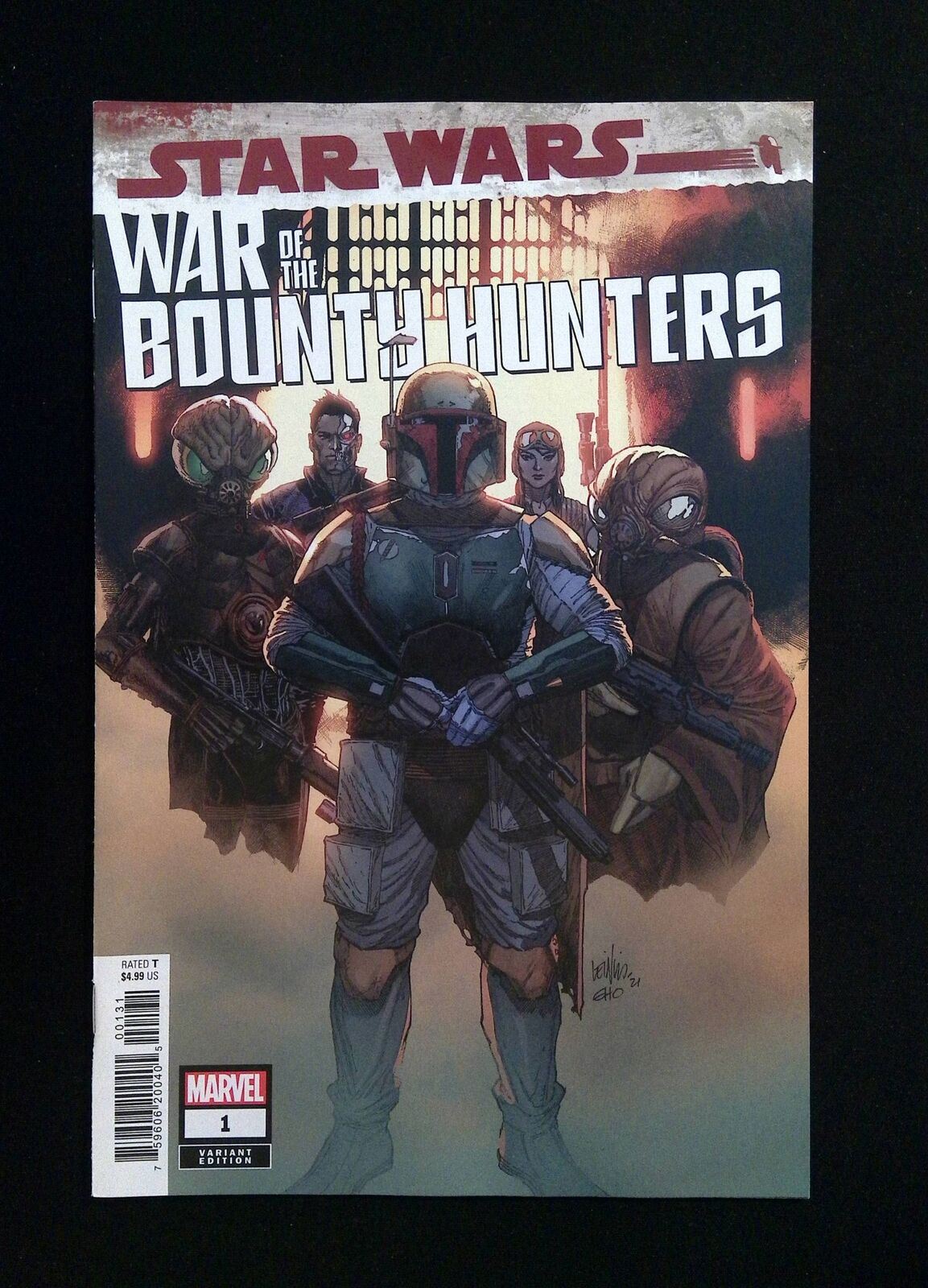 Star Wars Of The  Bounty Hunters #1C  MARVEL Comics 2021 VF+  YU VARIANT