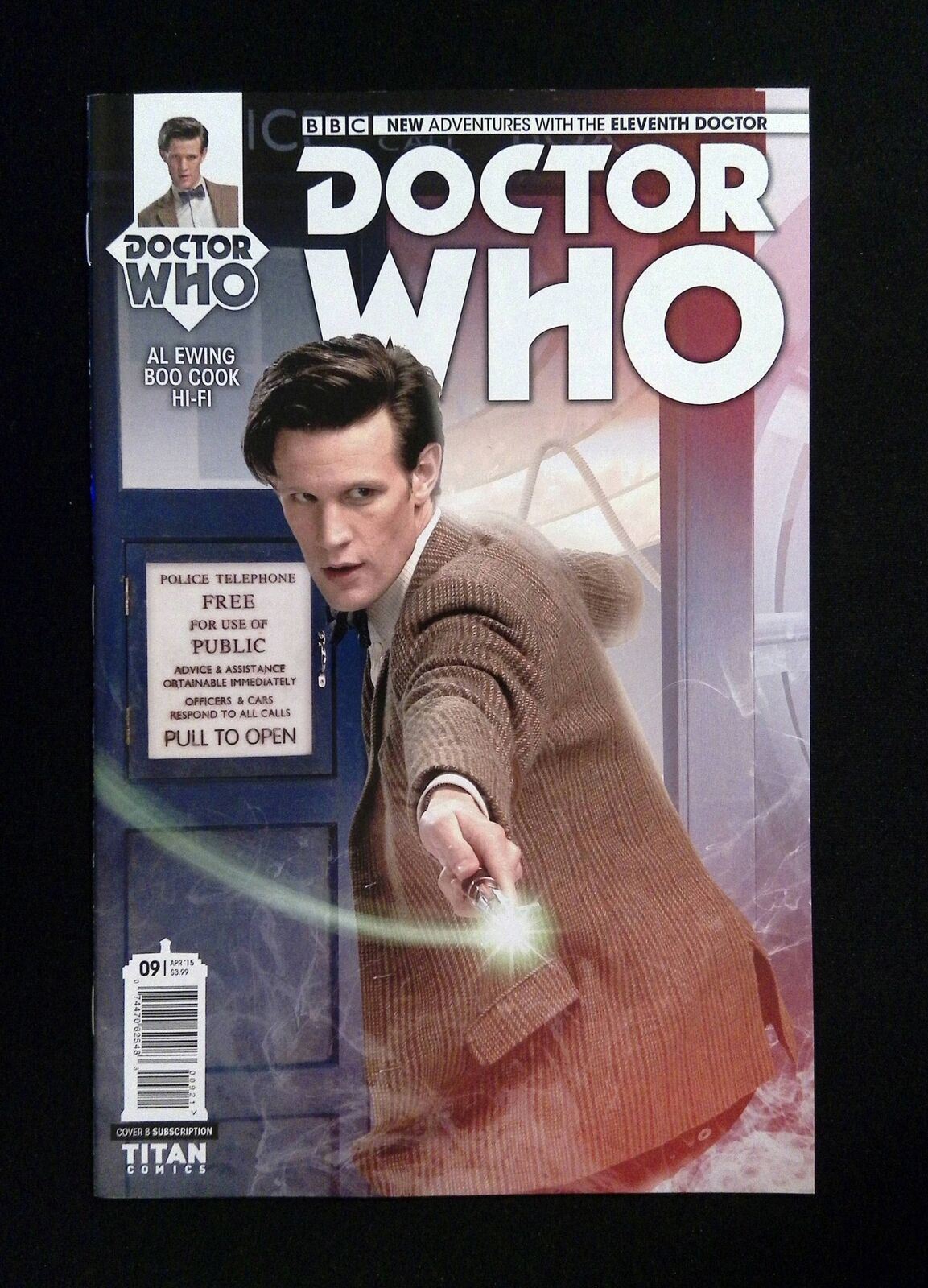 Doctor Who The Eleventh Doctor #9B  Titan Comics Comics 2015 NM-  Variant Cover