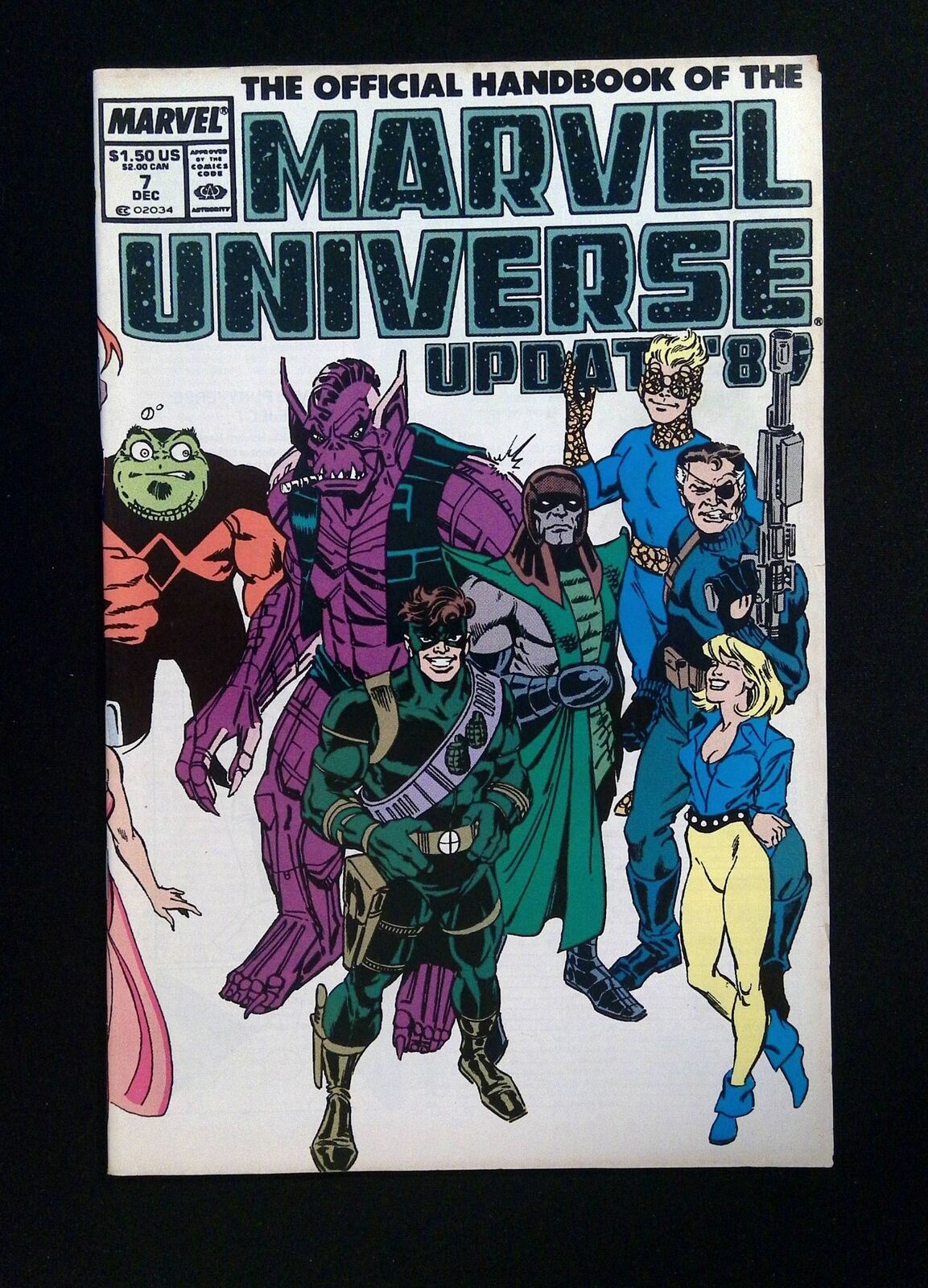 Official Handbook Of The Marvel Universe Update '89 #7  Marvel Comics 1989 VF-