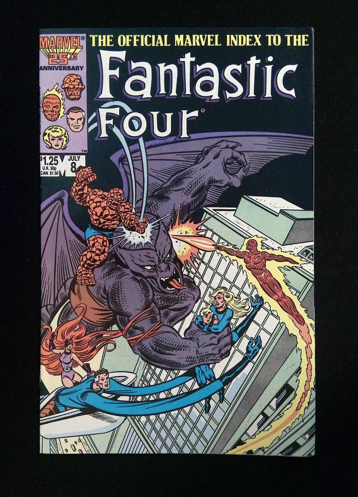 Official Marvel Index To The Fantastic Four #8  Marvel Comics 1986 VF