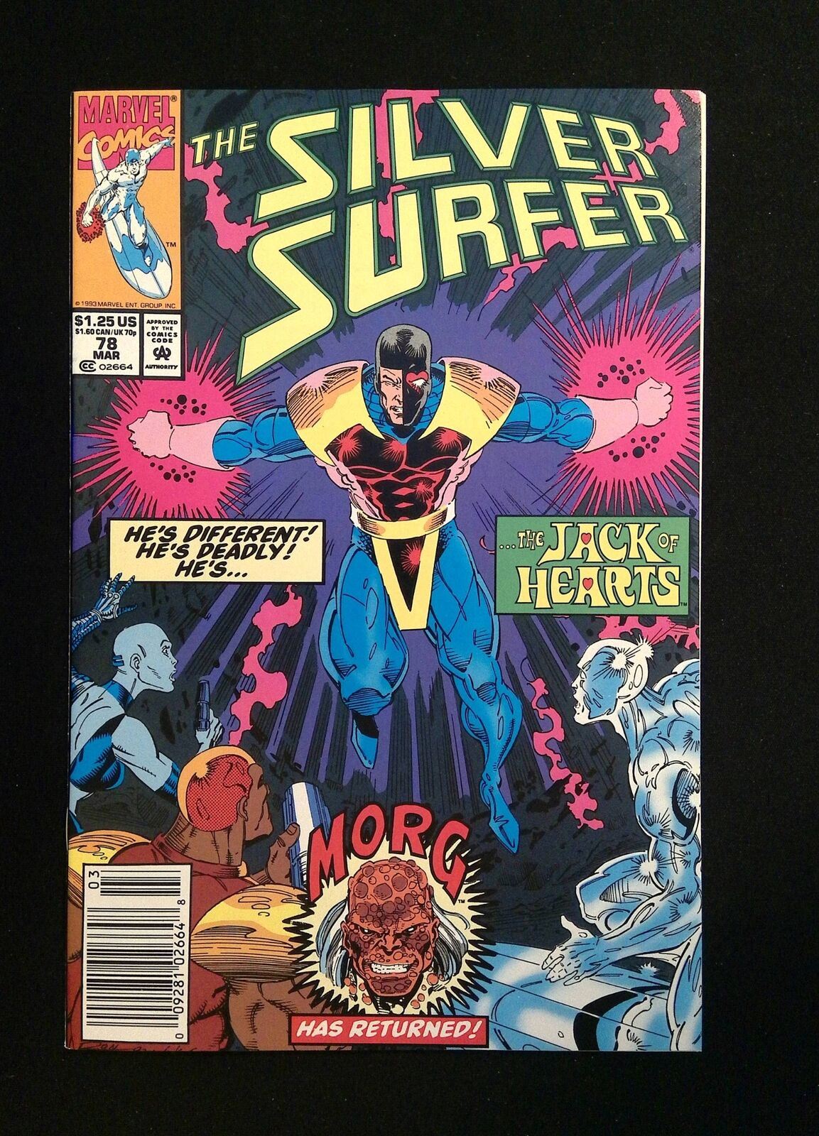 Silver Surfer #78 (2ND SERIES) Marvel Comics 1993 VF/NM NEWSSTAND