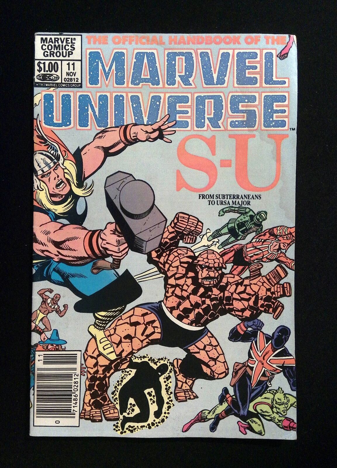 Official Handbook Of The Marvel Universe #11  Marvel Comics 1983 FN/VF NEWSSTAND