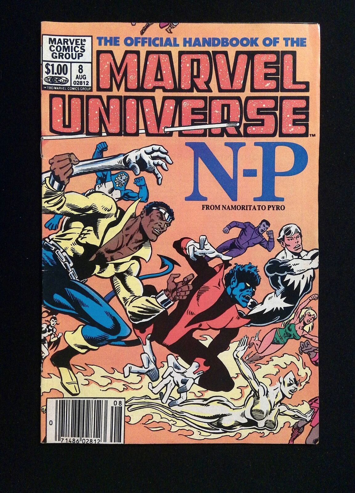 Official Handbook Of The Marvel Universe #8  Marvel Comics 1983 FN/VF NEWSSTAND