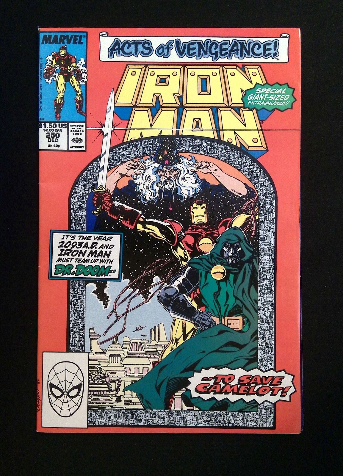 Iron Man #250  MARVEL Comics 1989 VF+