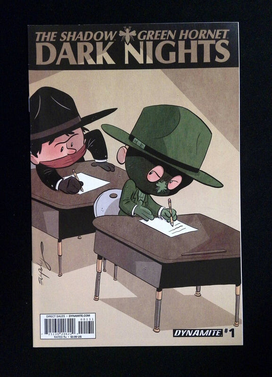 Shadow Green Hornet Dark Nights #1C Dynamite 2013 VF+  Uslan Burns Variant