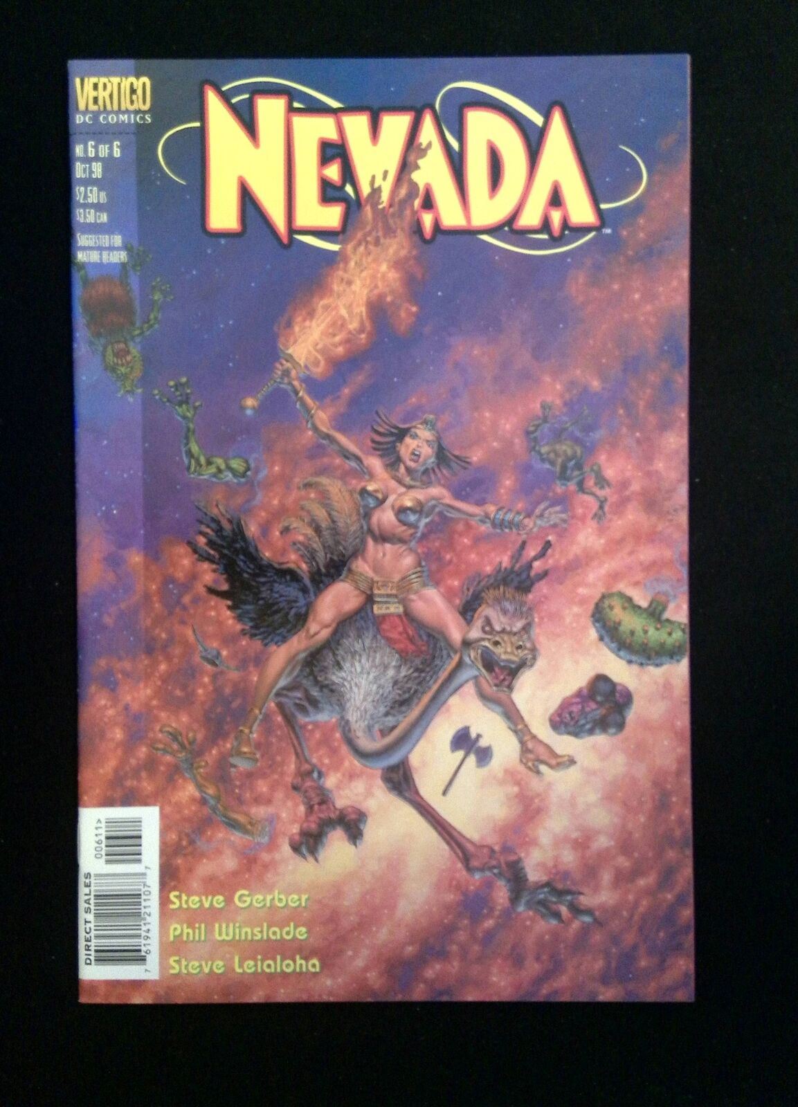 Nevada #6  DC/VERTIGO Comics 1998 NM