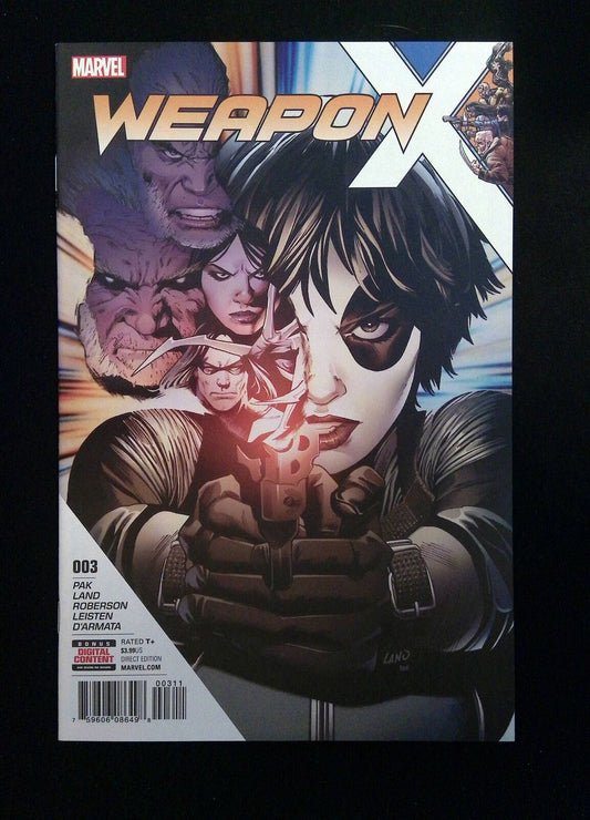 Weapon X #3  Marvel Comics 2017 NM