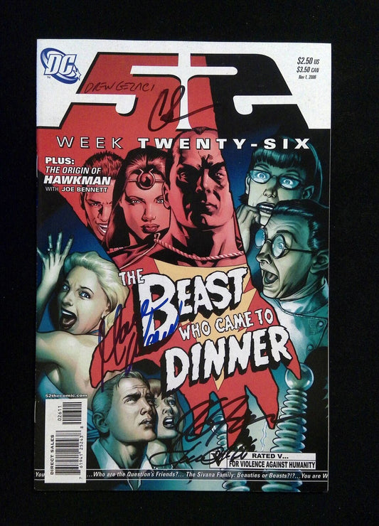 52 Weeks #26  DC Comics 2006 VF/NM  Signed By  Geraci, Waid,Rucka,Jones,Oliffe