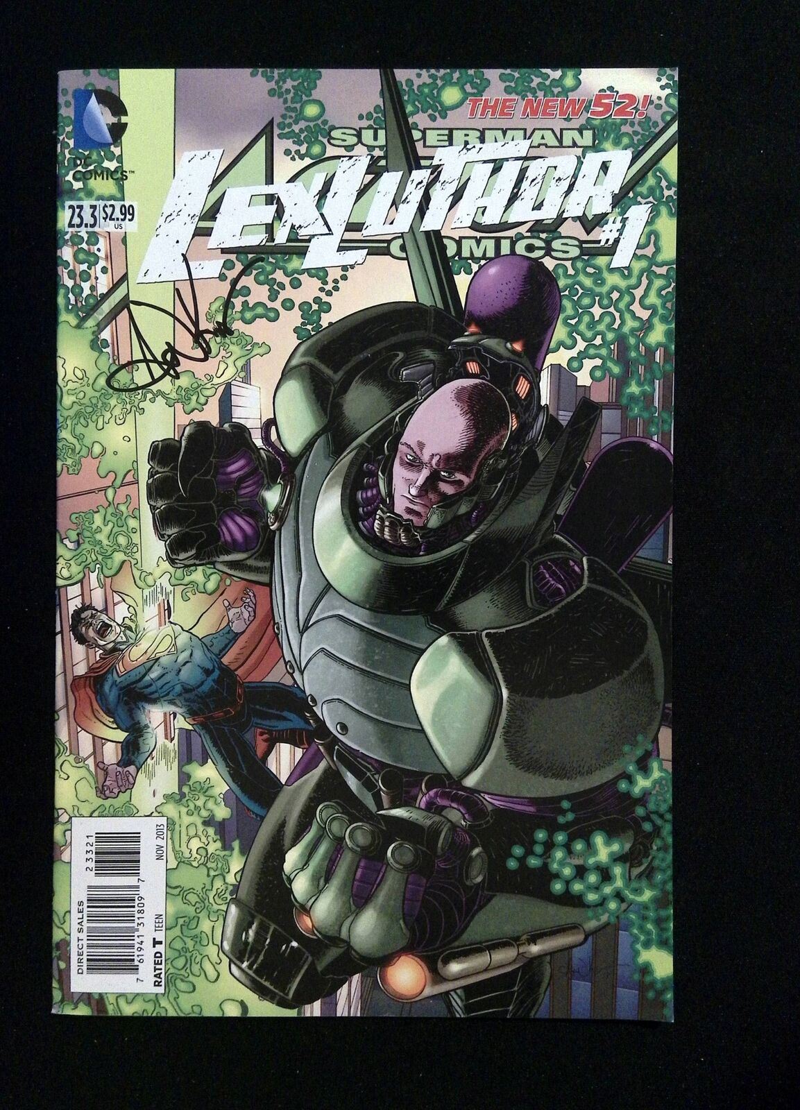 Action Comics #23.3B  DC Comics 2013 VF+  Signed By Aaron Kuder