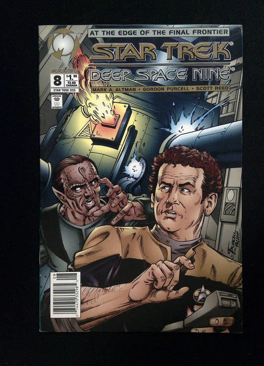 Star Trek Deep Space Nine #8  MALIBU Comics 1994 VF+ Newsstand