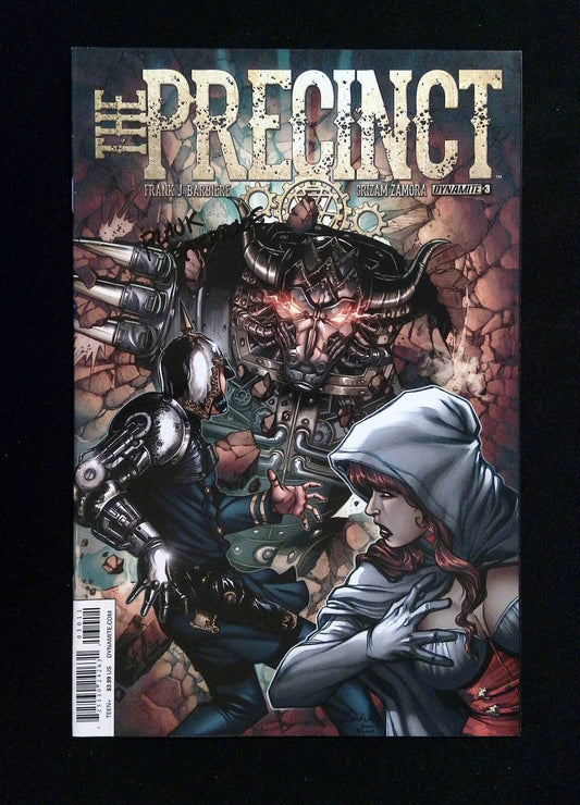 Precint #3  Dynamite Comics 2016 VF/NM  Signed By Frank J Barbiere