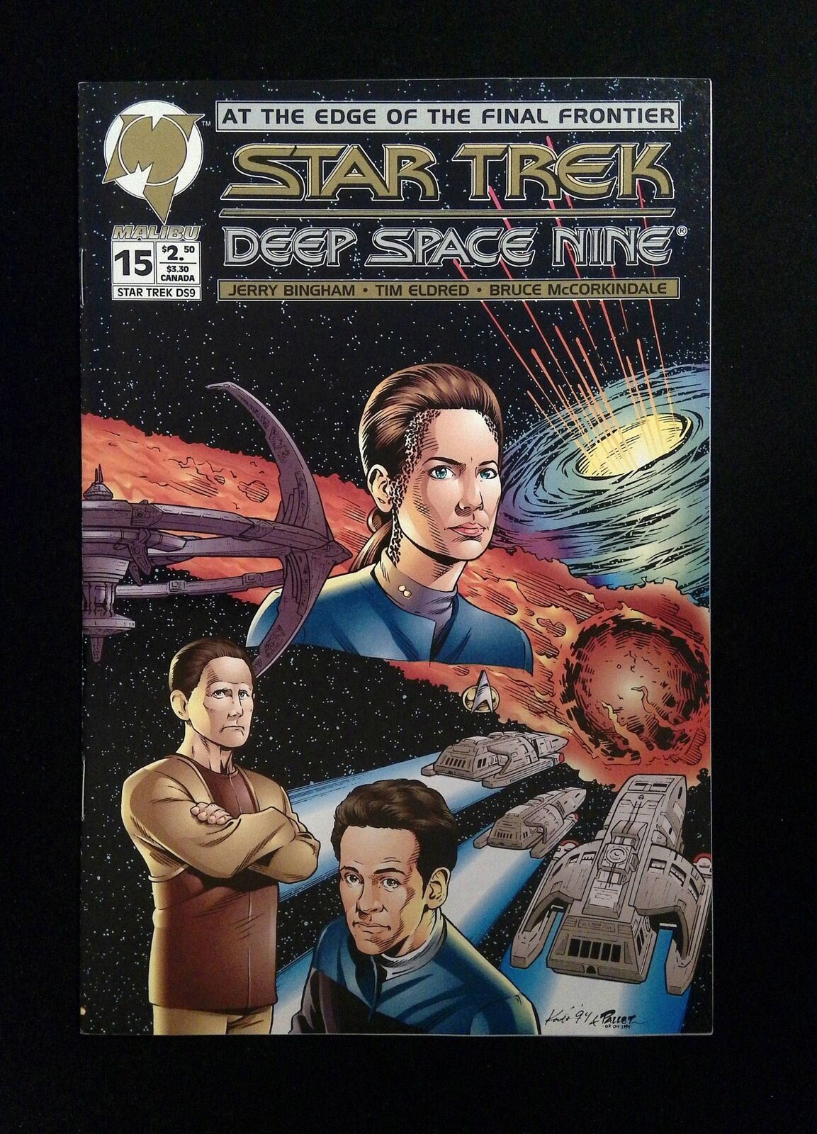 Star Trek Deep Space Nine #15  MALIBU Comics 1994 VF/NM Newsstand