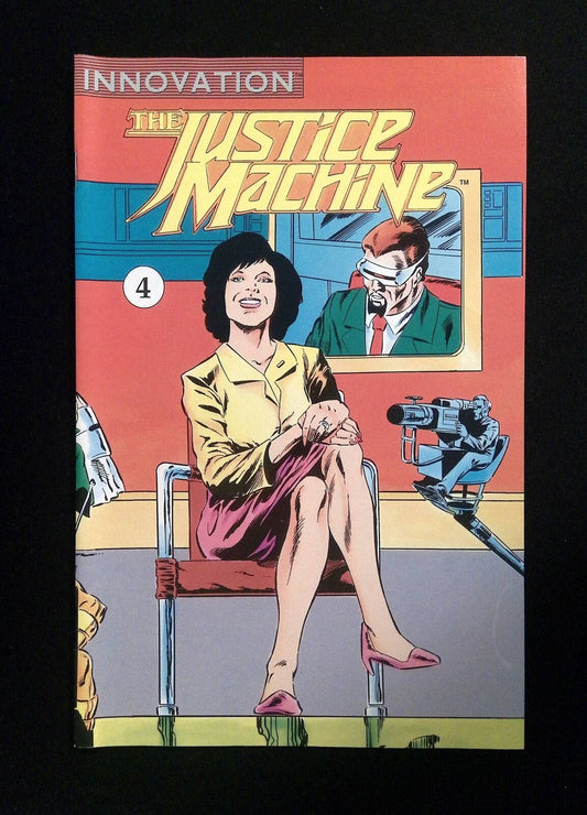 Justice Machine #4  INNOVATION Comics 1990 NM