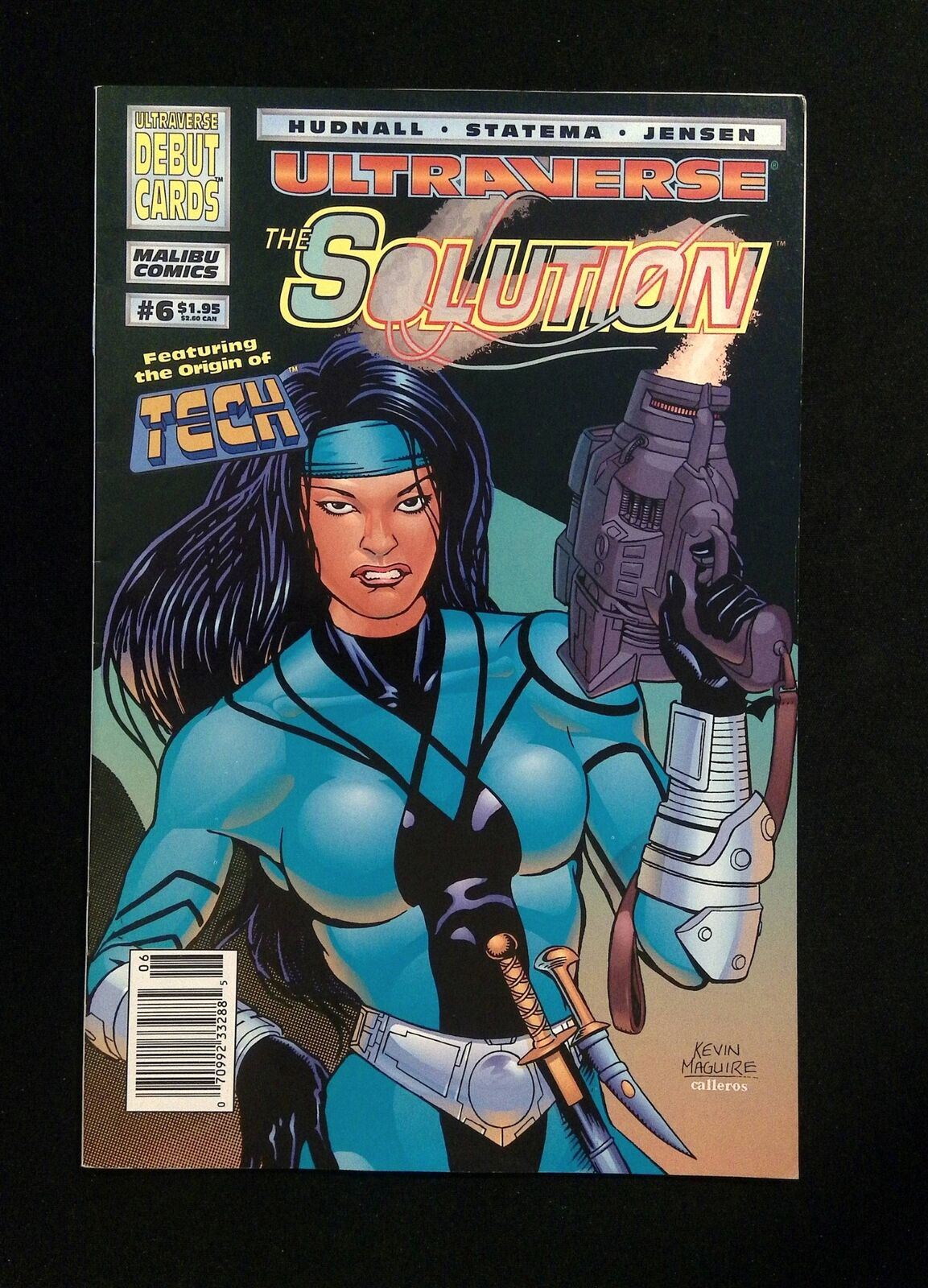 Solution #6  MALIBU Comics 1994 VF+ NEWSSTAND