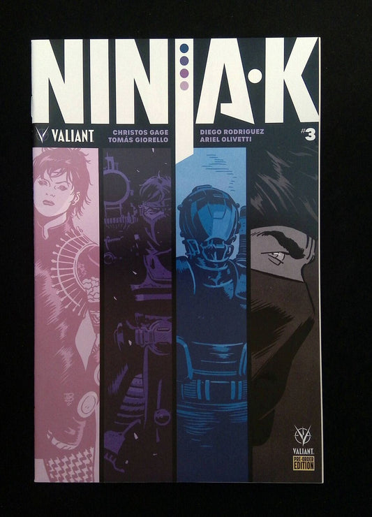 Ninja-K #3E  VALIANT Comics 2018 VF/NM  ZONJIN VARIANT