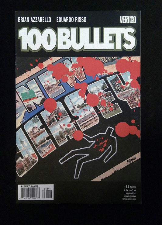 100 Bullets #88  DC Comics 2008 VF+