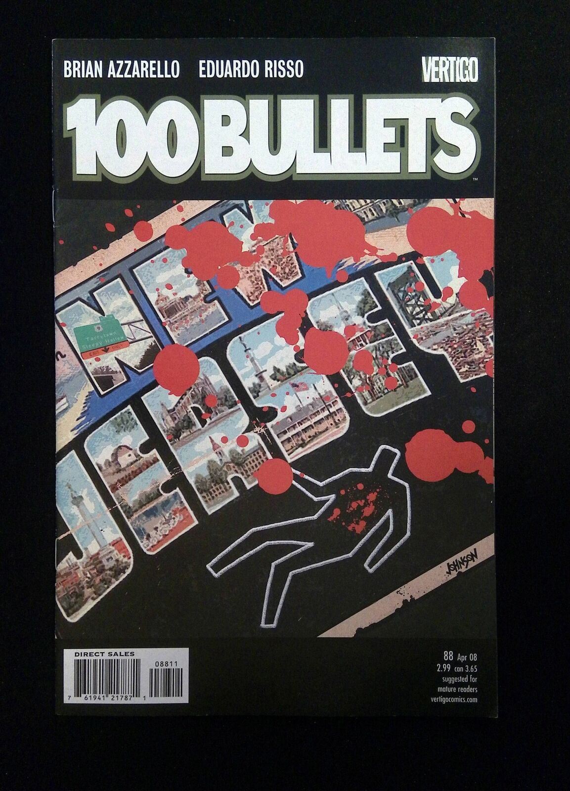 100 Bullets #88  DC Comics 2008 VF+