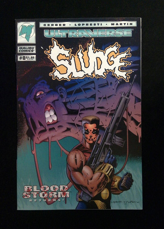 Sludge #8  MALIBU Comics 1994 VF+