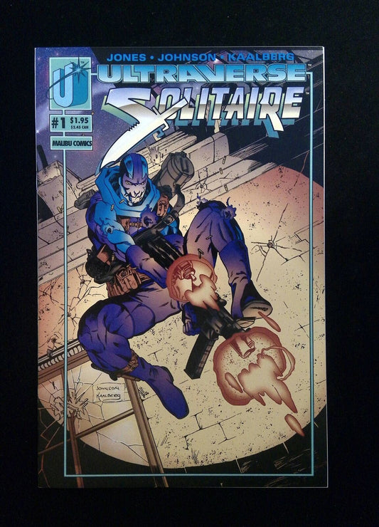 Solitaire #1U  MALIBU Comics 1993 NM  JOHNSON AND KAALBERG VARIANT