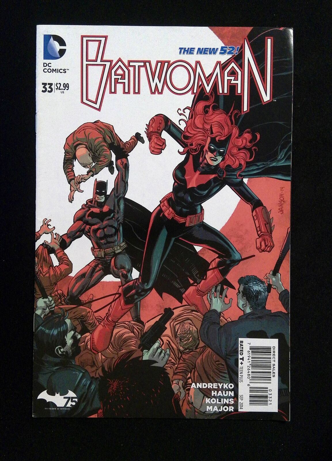 Batwoman #33B (2ND SERIES) DC Comics 2014 VF+  SIGNED JEREMY HAUN