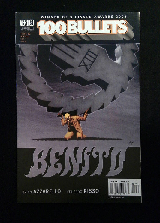 100 Bullets #39  DC Comics 2002 VF+