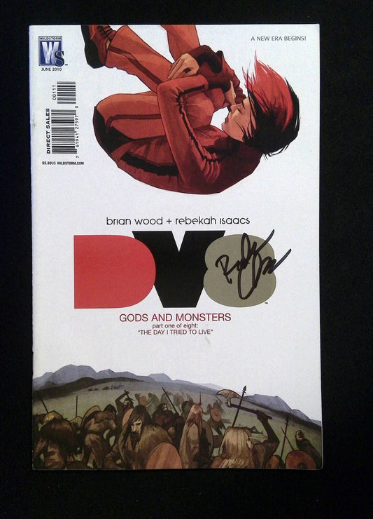 Dv8 Gods And Monsters #1  Wildstorm Comics 2010 VF+  SIGNED REBEKAH ISAACS