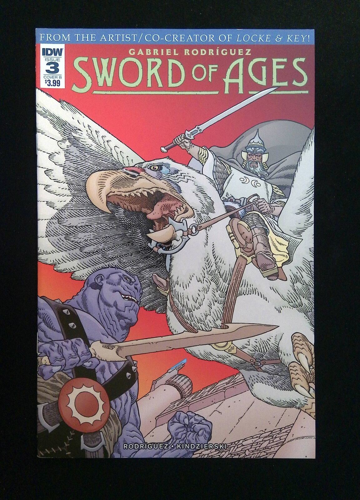 Sword Of Ages #3B  IDW Comics 2018 NM  RODRIGUEZ VARIANT