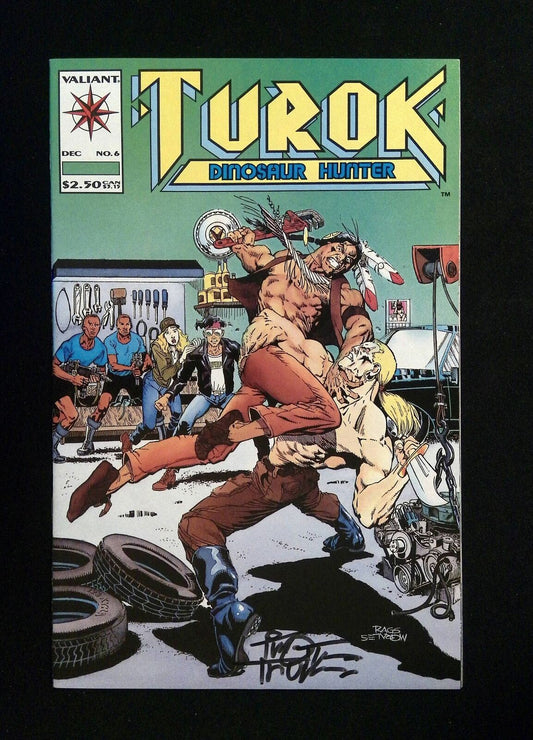 Turok Dinosaur Hunter #6  Valiant Comics 1993 VF/NM  SIGNED BY TIM TRUMAN