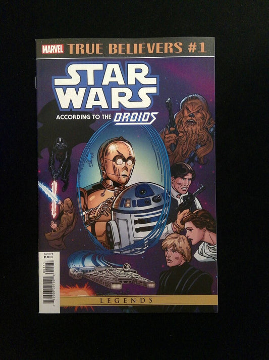 True Believers Star Wars  According to Droids #1  MARVEL Comics 2020 VF/NM