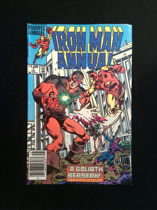 Iron Man Annual #7  MARVEL Comics 1984 FN/VF NEWSSTAND