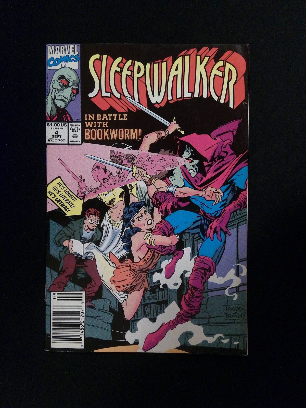 Sleepwalker #4  Marvel Comics 1991 VF- Newsstand