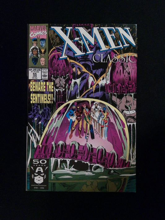 Classic X-Men #55  Marvel Comics 1991 VF+