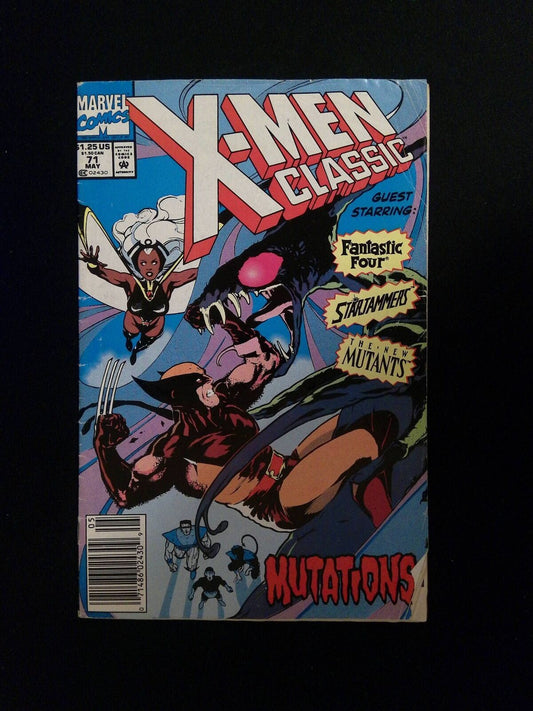 Classic X-Men #71  Marvel Comics 1992 VG/FN Newsstand