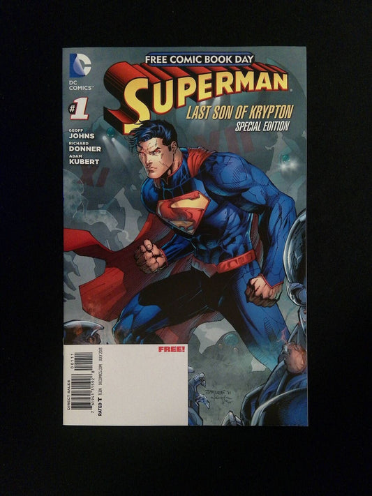 Superman Last Son Of Krypton #1  DC Comics 2013 VF+  FCBD