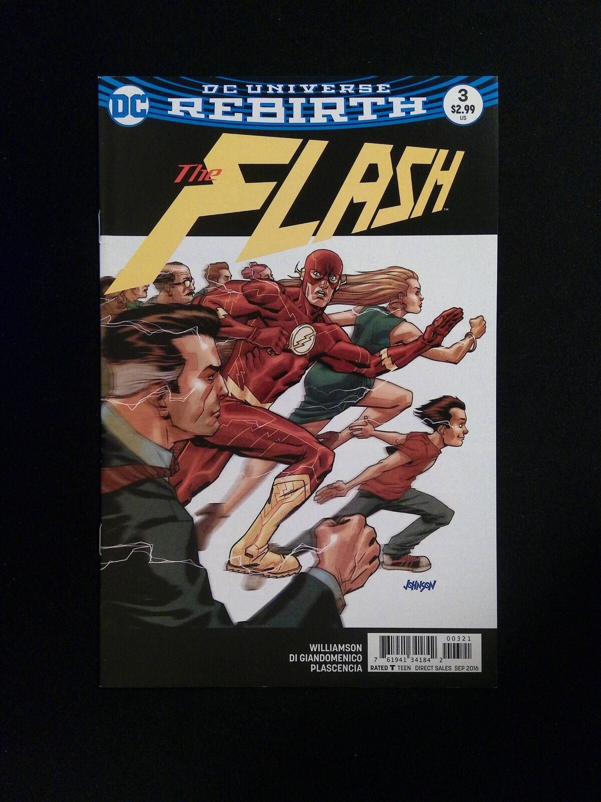 Flash #3B (5th Series) DC Comics 2016 VF+  Johnson Variant