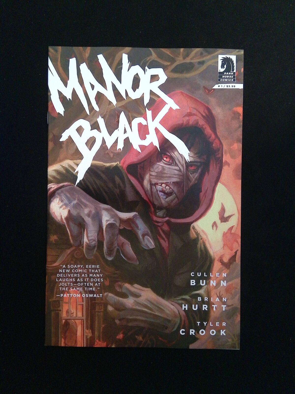 Manor Black #1B  DRACK HORSE Comics 2019 NM  BRERETON VARIANT