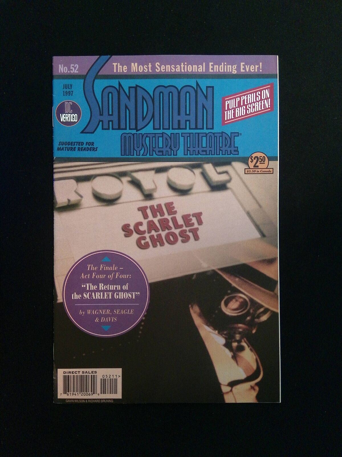 Sandman Mystery Theatre #52  DC/VERTIGO Comics 1997 VF+