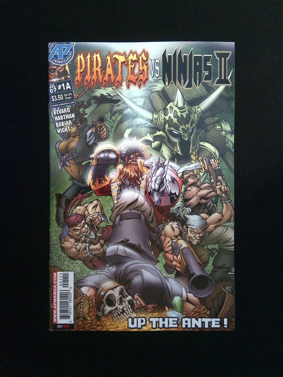 Pirates vs Ninjas  #1 (VOLUME 2) ANTATIC PRESS Comics 2007 VF/NM