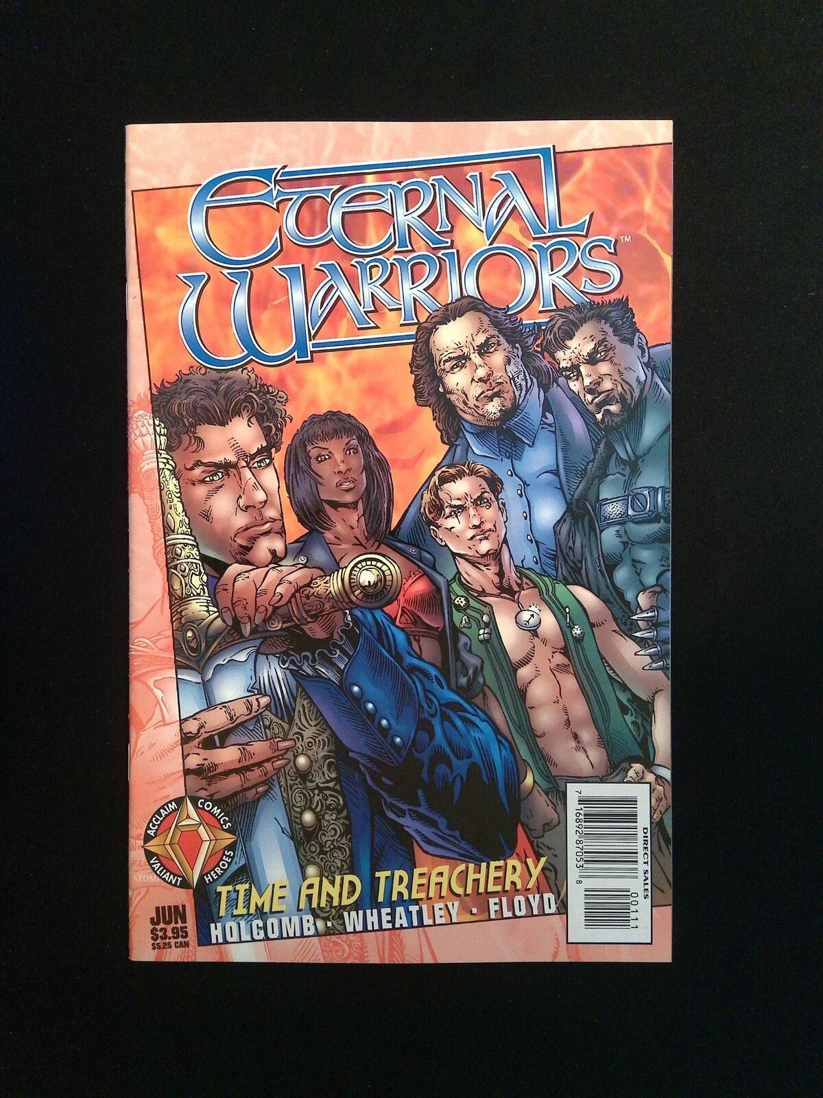 Eternal Warrior Time  and Treachery #1B  ACLAIM Comics 1997 NM-  Variant