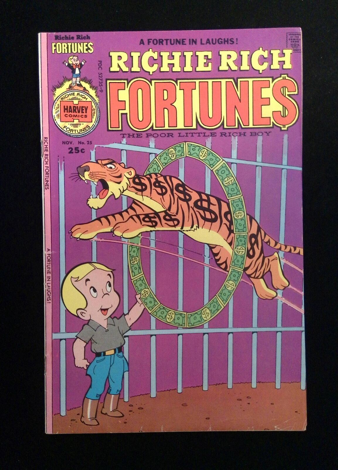 Richie Rich Fortunes #25  HARVEY Comics 1976 VF-