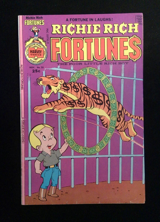 Richie Rich Fortunes #25  HARVEY Comics 1976 VF-