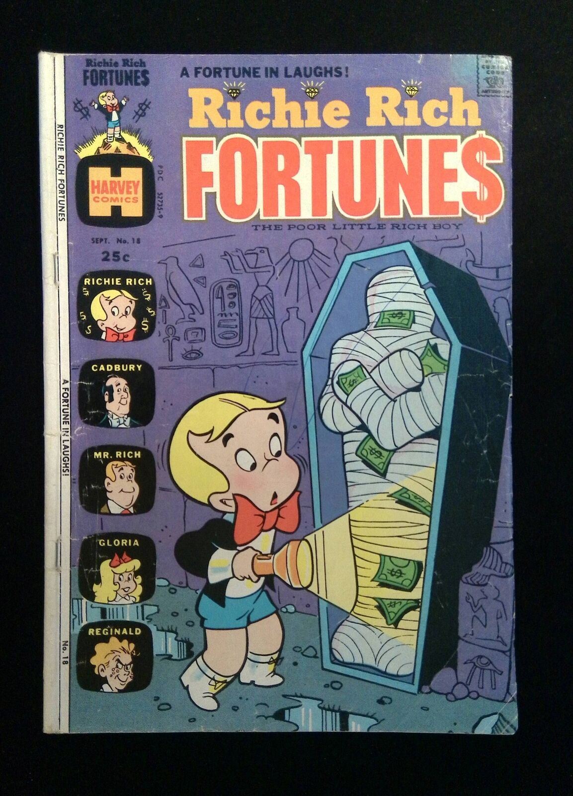 Richie Rich Fortunes #18  HARVEY Comics 1974 VG-