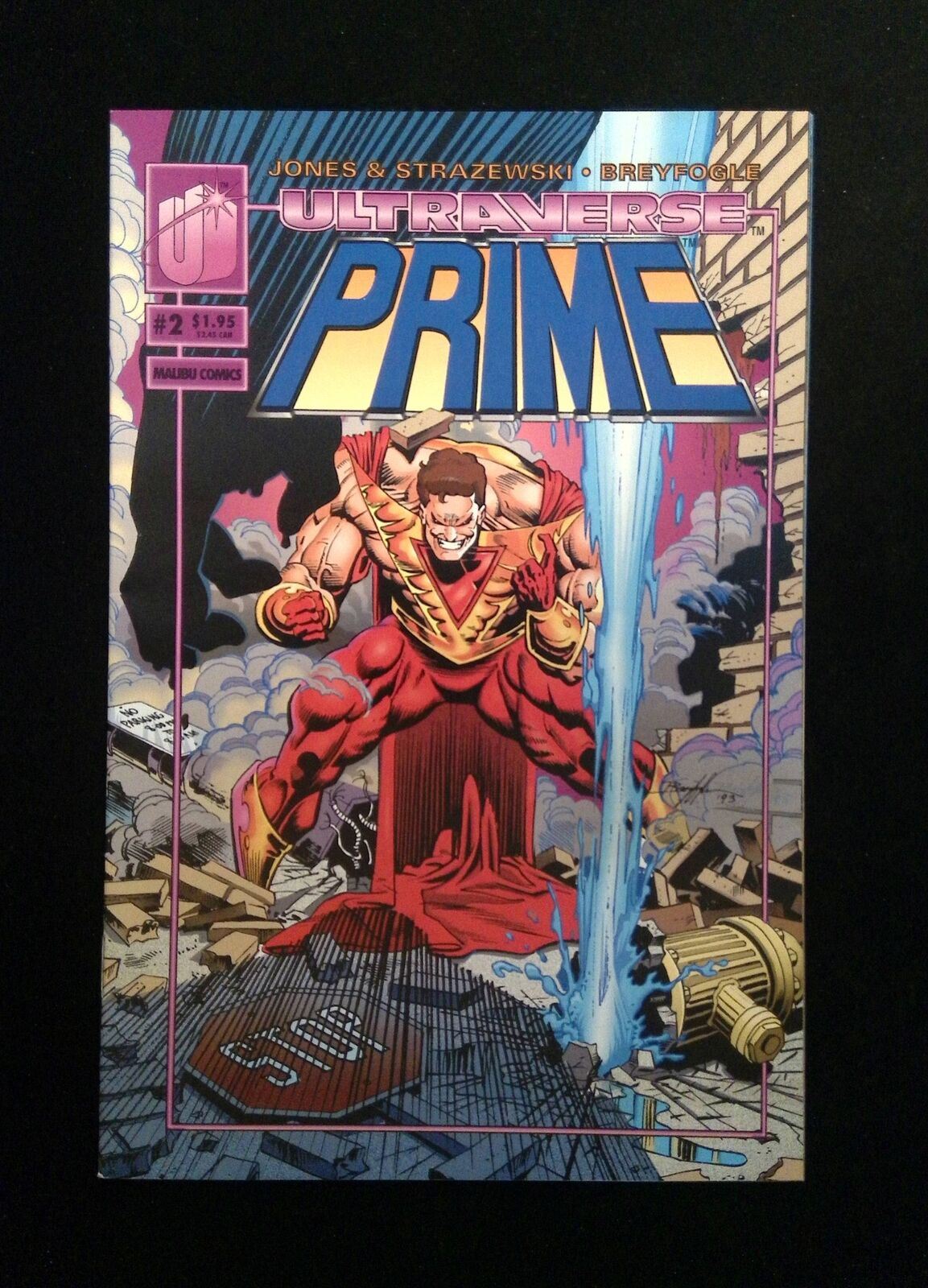 Prime #2U  MALIBU Comics 1993 NM-  BREYFOGLE VARIANT