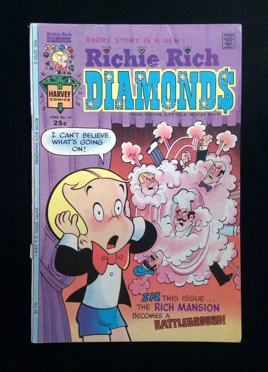 Richie Rich Diamonds #18  HARVEY Comics 1975 FN