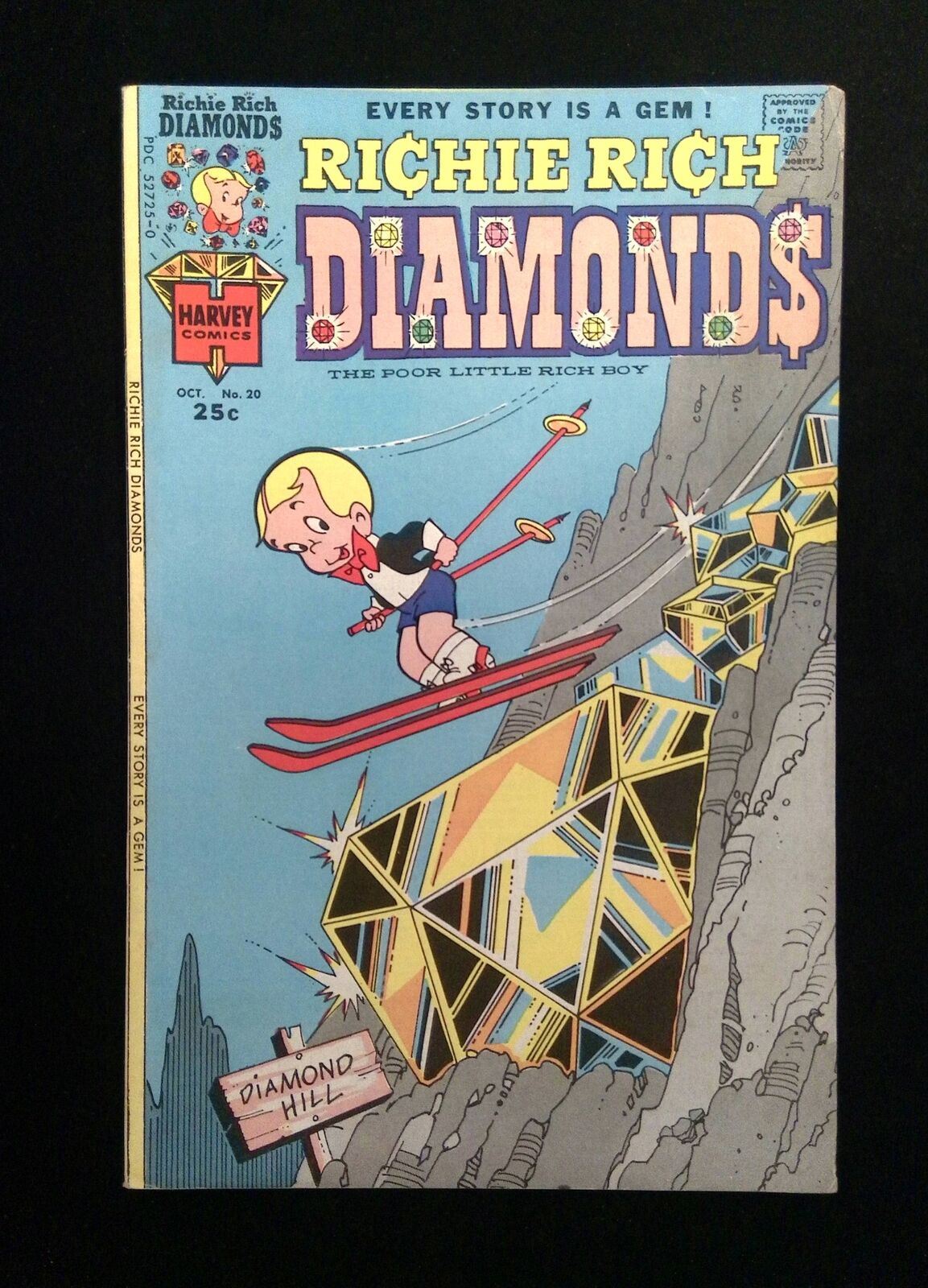 Richie Rich Diamonds #20  HARVEY Comics 1975 VF-