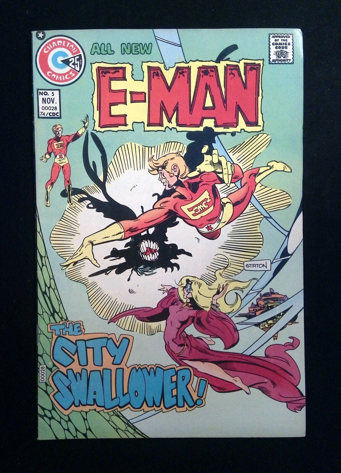 E-Man #5  CHARLTON COMICS GROUP Comics 1974 VF-