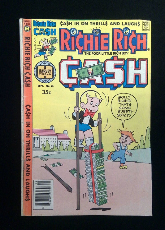 Richie Rich Cash #25  HARVEY Comics 1978 VG+ NEWSSTAND